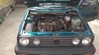 Volkswagen Golf 2, первая замена Сцепления за 28лет ®️