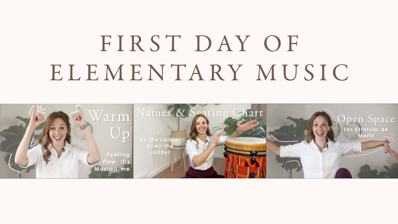 Songs for the First Weeks of Elementary Music