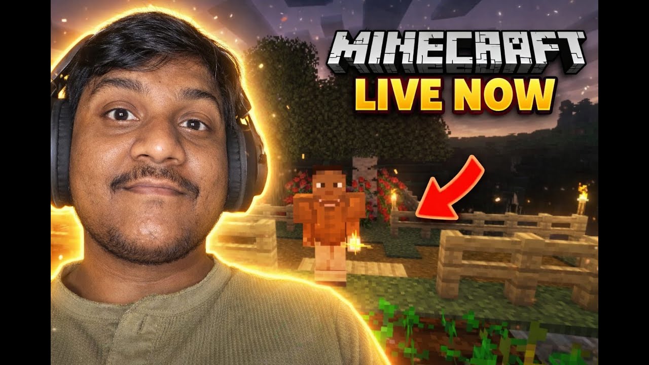 MINECRAFT LIVE NOW 🔥 CAN I SURVIVE THE NIGHT? JOIN THE STREAM!