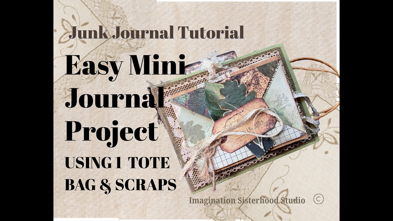 Junk Journal Tutorial | Mini Journal Project - YouTube