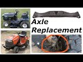 How to Replace the Front Axle in a Craftsman / Husqvarna Lawn Mower