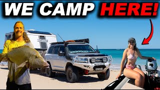 Ningaloo Coast Beach Camps are UNBELIEVABLE / South Lefroy 4x4 &amp; Caravan / Fishing