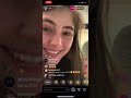 Lia Marie Johnson accidentally shows coke straw? 2/1/20