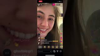 Lia Marie Johnson accidentally shows alleged straw? 2/1/20