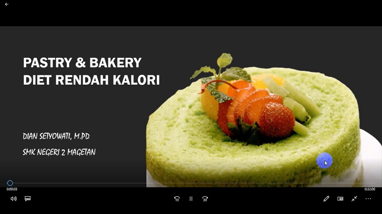 VICON PRODUK PASTRY BAKERY UNTUK DIET RENDAH KALORI 14 JANUARI 2021