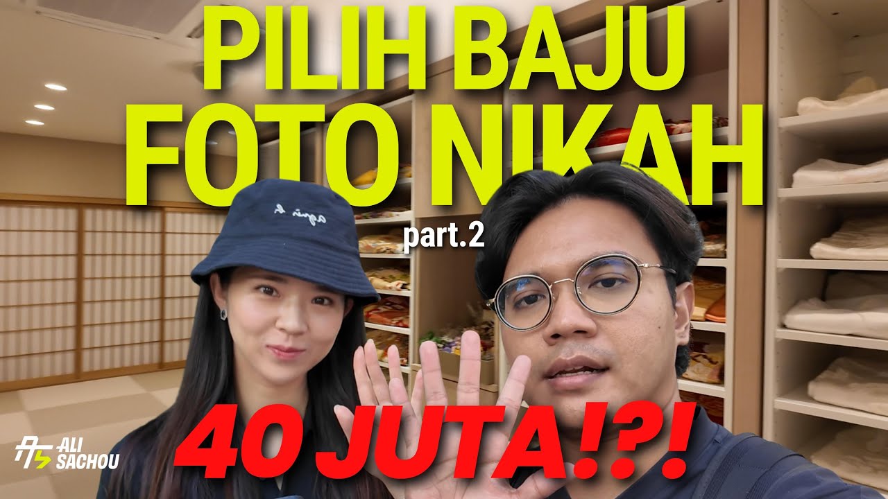 PILIH BAJU FOTO NIKAH 40 JUTA DI JEPANG ! PART 2 - VLOG BARENG HIKARI