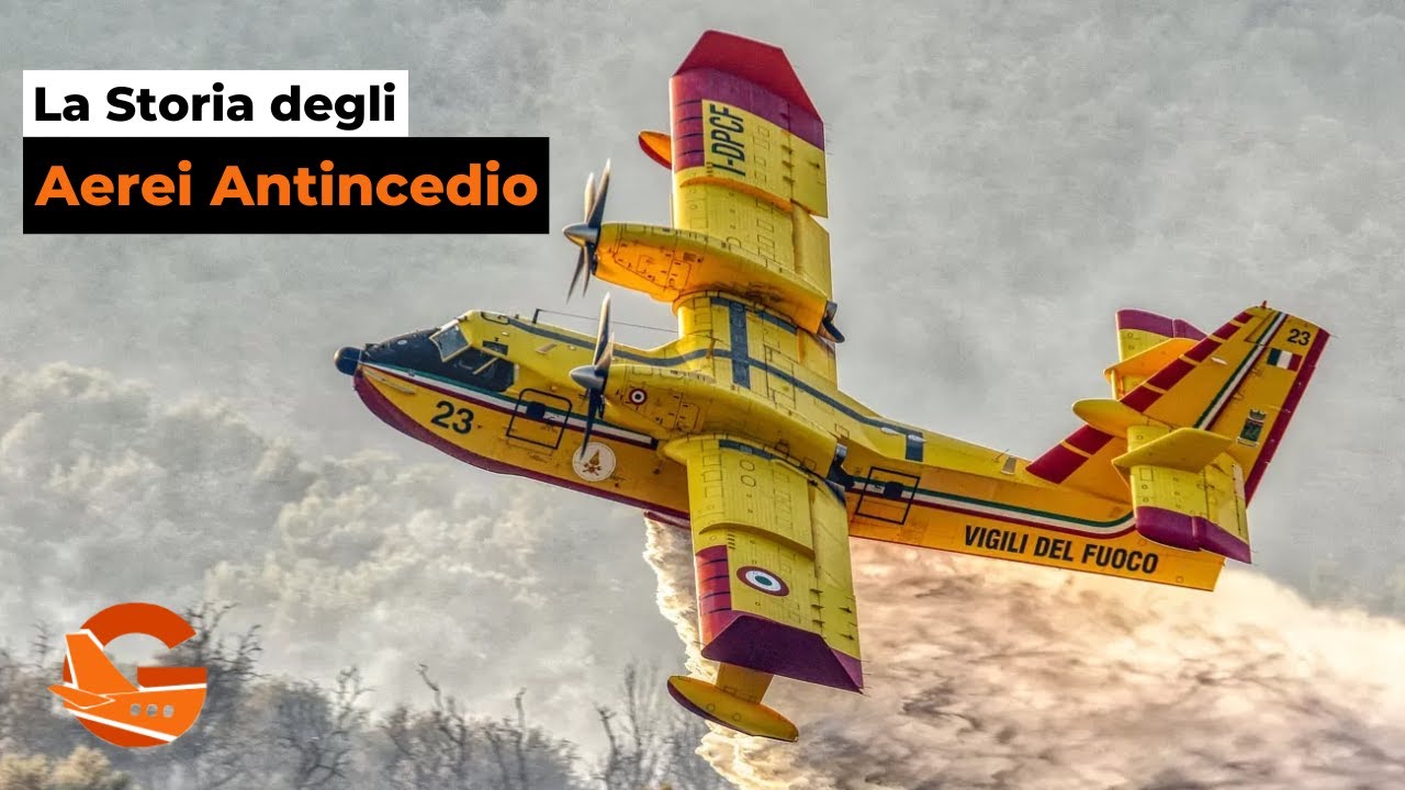 La STORIA degli AEREI ANTINCENDIO: Il CANADAIR 415.