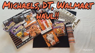 Michaels, DT, & Wal-Mart Haul | Planning With Eli