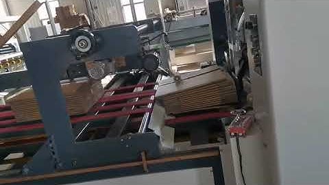 HRB-1224 Auto Set Folder Gluer With PP Strapping Inline