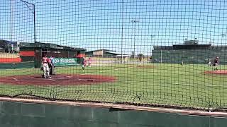 Hard double down the left field line 💥