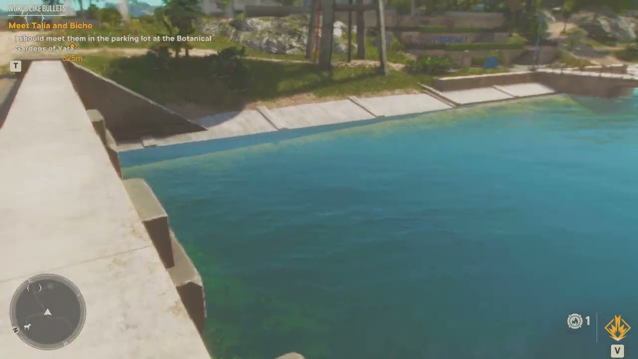 FARCRY6GUERRILLA_WORDS LIKE BULLETS OP./MEET TALIA & BICHO AT THE BOTANICAL GARDENS OF YARA_EN ROUTE