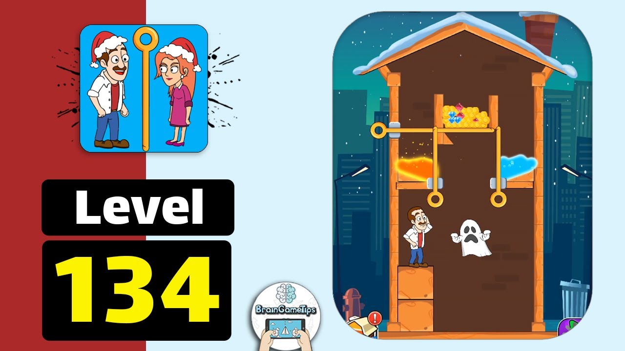 Home Pin: Pull The Pin Puzzle - Level 134 Walkthrough