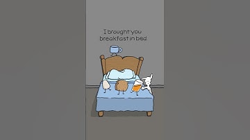 Breakfast in bed.