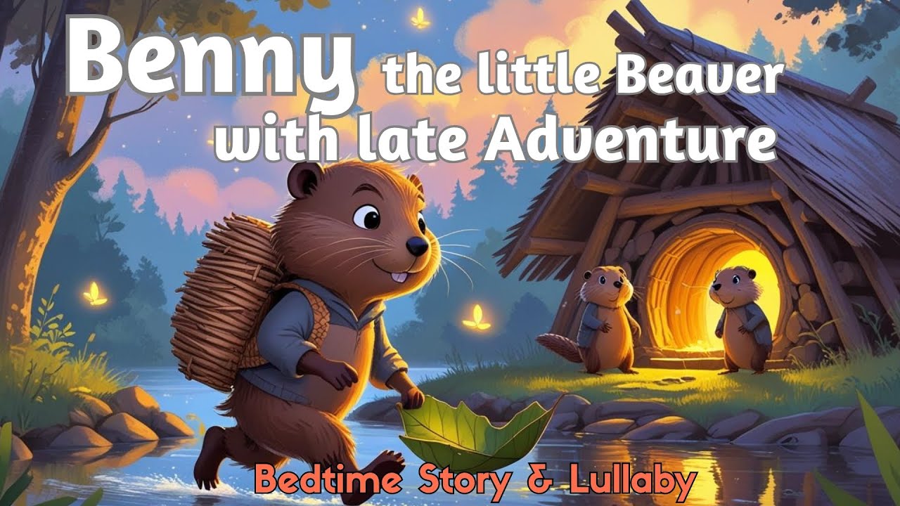 Bedtime Story and Gentle Lullaby | Benny the Beaver’s Late Adventure | Sleep Safe Tonight