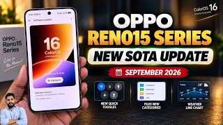 Oppo Reno15 Series : New Software Update Sept 2026 (Weather & Phone Manager App) screenshot 3