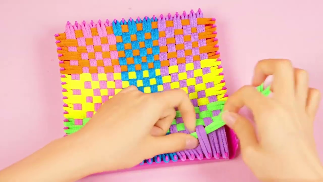 Weaving Loom Kit Toys for Kids and Adults, Potholder Loops Crafts f Pot Holder Loom Knitting