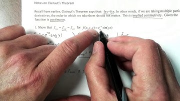 Clairauts Thm Part 1