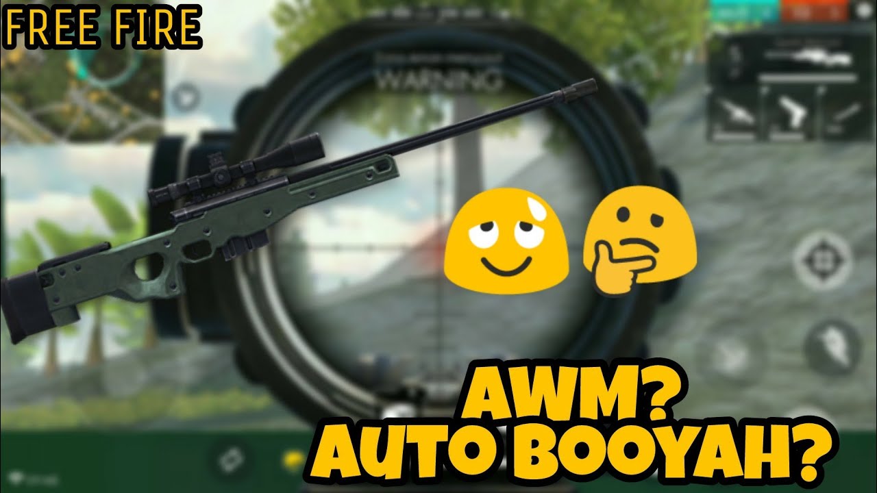 Free Fire Battleground Awm Auto Booyah 1 YouTube