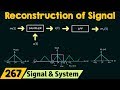 Reconstruction des signaux