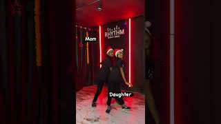 Jingle Bells Mom & Daughter Dance - Merry Christmas  #shorts #youtubeshorts #christmas #rhythmdance
