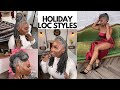 4 Elegant Holiday Loc Style Tutorial  by NappStar