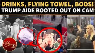 'ARREST HER': Drinks Thrown, Boos Erupt As Trump Aide 'THROWN OUT' From NBA Opener After Fiery Clash
