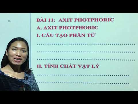 Video 11. Axit Photphoric Và Muối Photphat│Hóa Học 11 - youtube