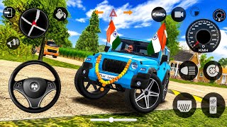 Dollar (Song) Modified Mahindra Black G Thar😈|| Indian Cars simulator 3D || Android Gameplay screenshot 1