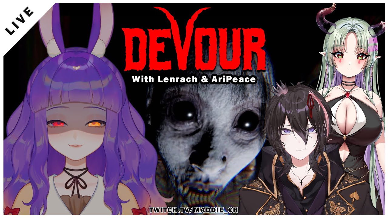 【Vtuber】 DEVOUR with Lenrach and Ari Peace | EN/FIL 【VOD】 - YouTube