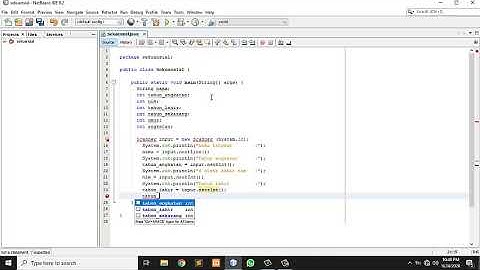 biodata mahasiswa java netbeans sekuensial