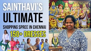 Sainthavi's Shopping Spree in Chennai: 150+ Dresses