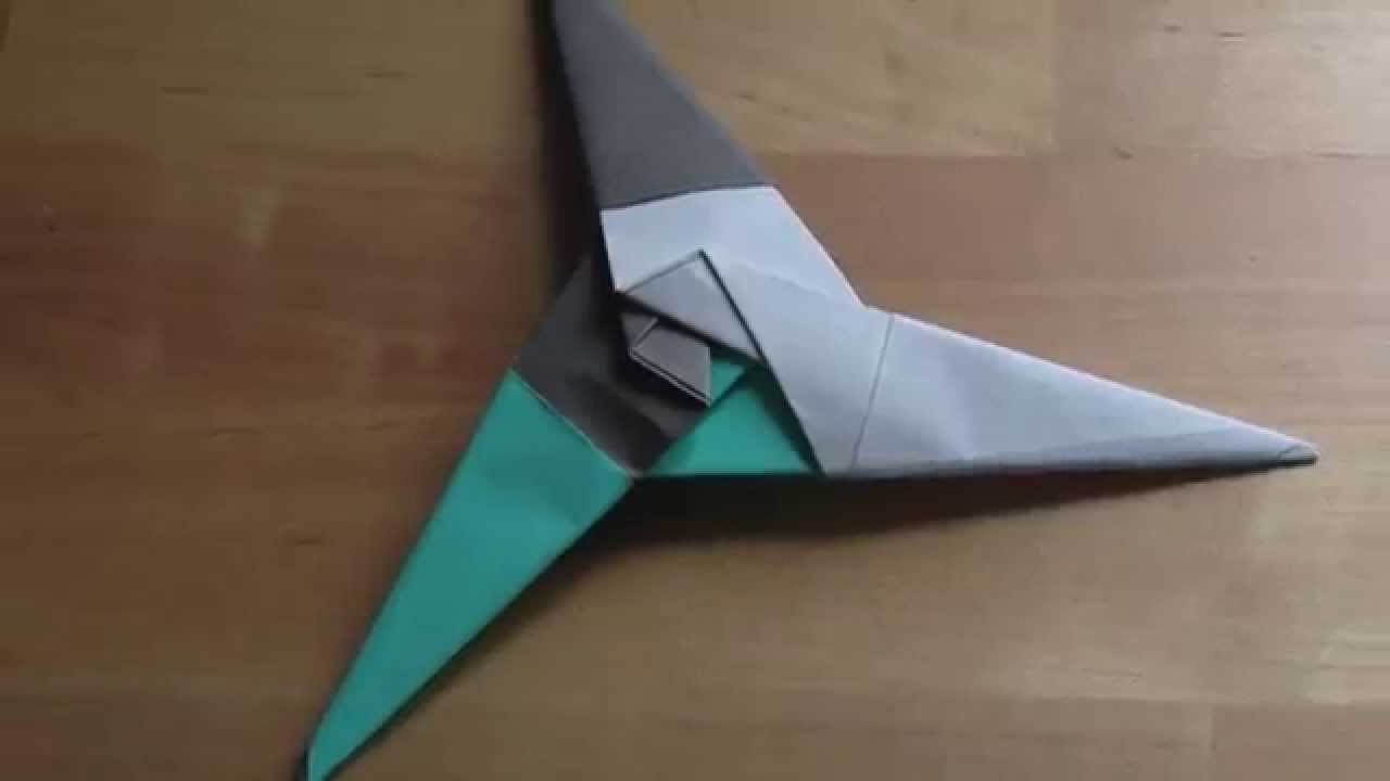 How To Make A 3 Bladed Paper Ninja Star Best Origami Tutorial On