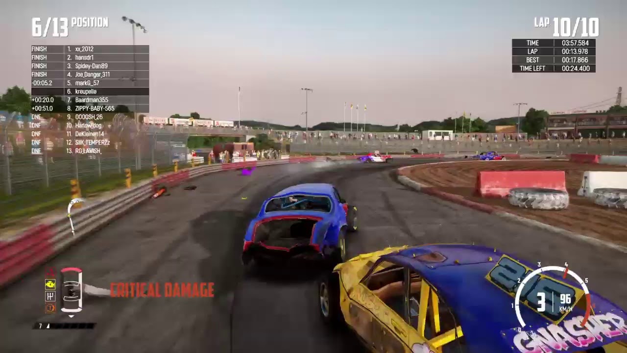 Wreckfest banger racing arena essex - YouTube