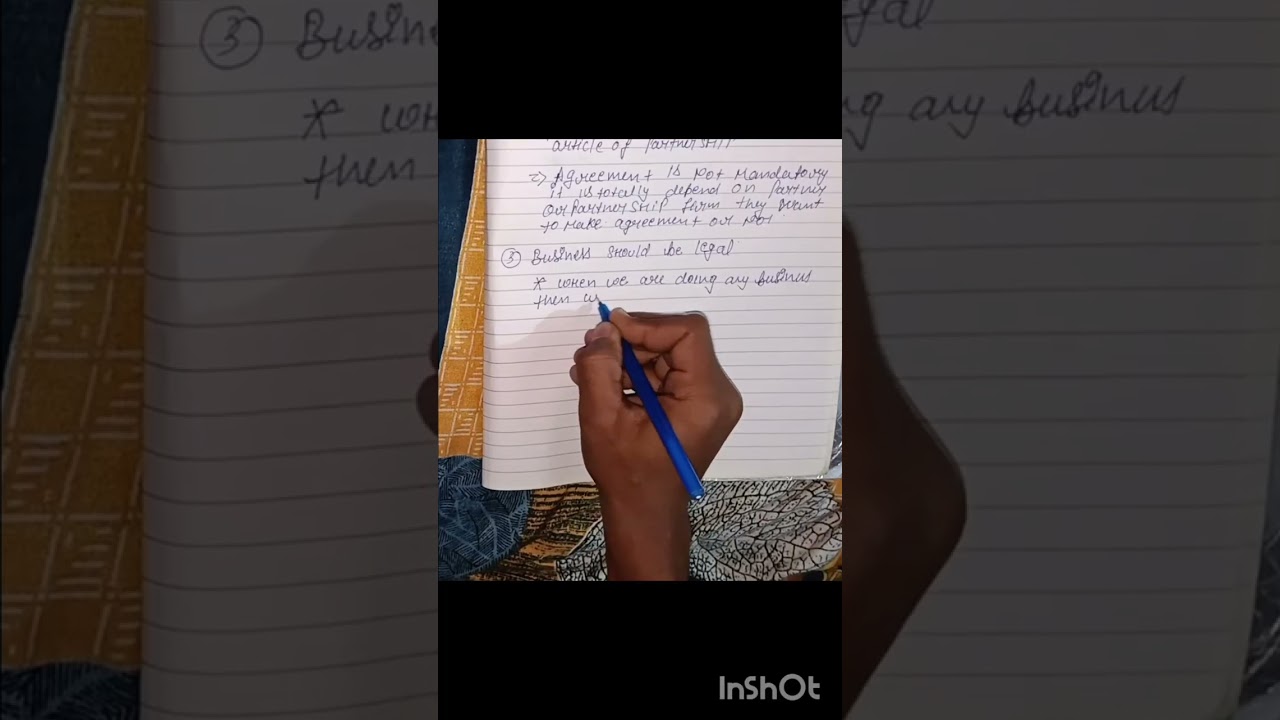 Chapter 1 fundamental of partnership... defination and features of partnership...