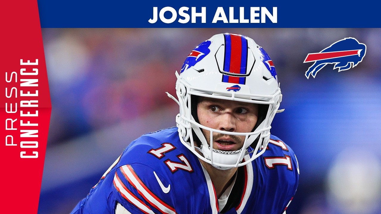Josh Allen On Divisional Matchup vs. Patriots | Buffalo Bills