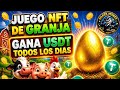 JUEGO NFT DE GRANJA 🌾 GANA USDT TODOS LOS DÍAS 💰🔥 ¡Empieza a generar cripto ya!