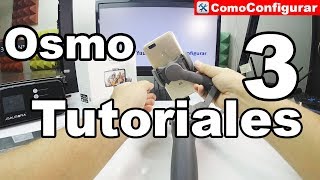 Osmo Mobile 3 Tutorial Español Balanceo Como Poner El Telefono - Comoconfigurar