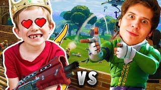 GONZALO el NIÑO RATA se PELEA CON ELRUBIUS   TROLLEO en FORTNITE