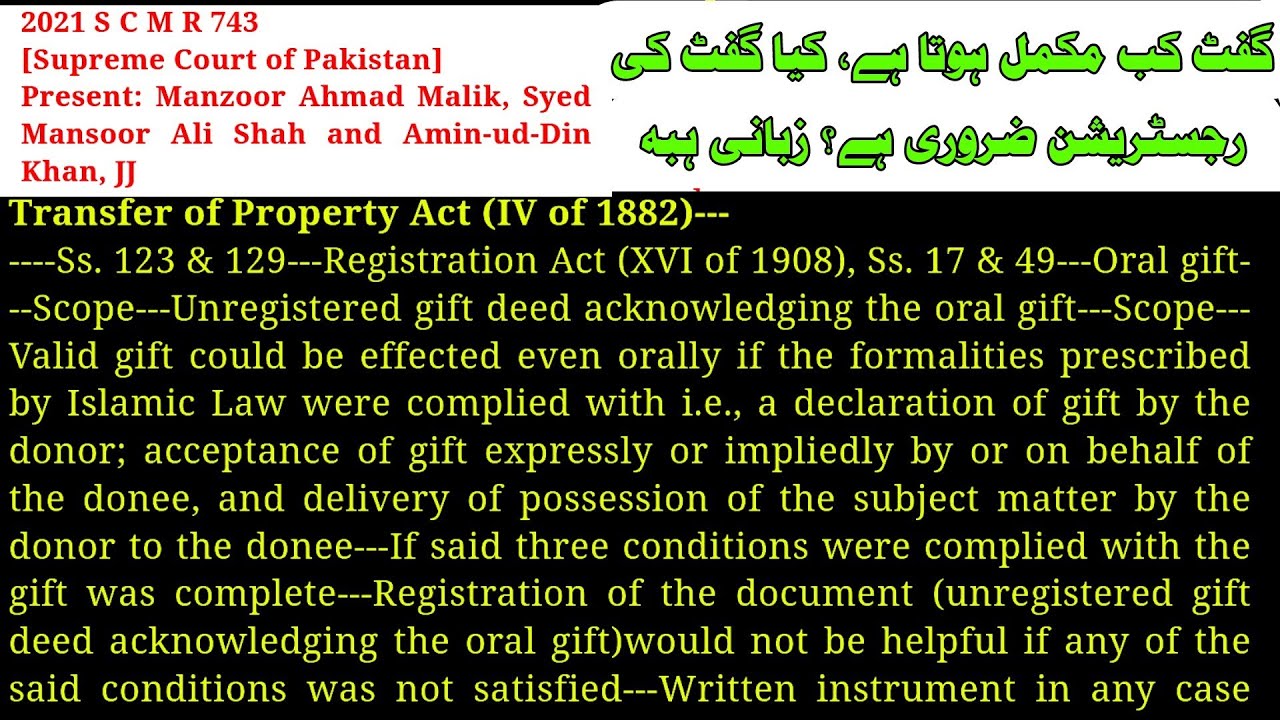 Gift Unregistered Gift Deed Acknowledging The Oral Islamic Gift Three gift-unregistered-gift-deed-acknowledging-the-oral-islamic-gift-three