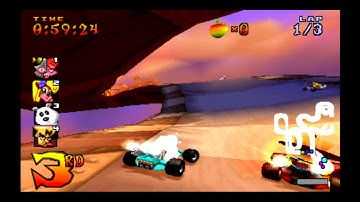 Crash Team Racing Arcade Mode Hard Difficulty: Crash Cup