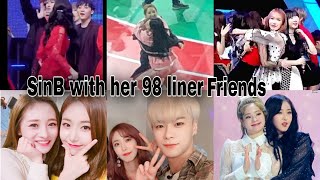 SinB with 98 line idols | interaction/moments | eunseo, seungkwan, moonbin , dahyun etc
