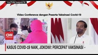 Kasus Covid 19 Naik, Jokowi: Percepat Vaksinasi