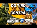 DO TIRO AO GOL CONTRA! - Warzone + Rocket League ao vivo