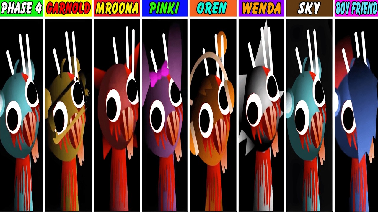 Phase 4 But Everyone Is Garnold Vs Mroona Vs Pinki Vs Oren Vs Wenda Vs Sky Vs Boy Friend