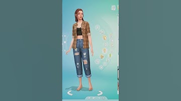 making sims inspired by taylor swift albums part 9: evermore! 🍂 #shorts #fyp #taylorswift #evermore