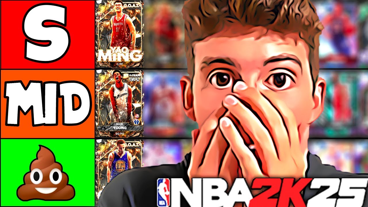 РЕЙТИНГ КАЖДОЙ КАРТЫ GOAT В СПИСКЕ УРОВНЯ! NBA 2K25 MyTEAM
