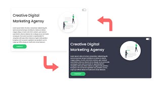 How To Build a Beautiful Blog Post Card Animation Using HTML CSS and JavaScript | Dark mode