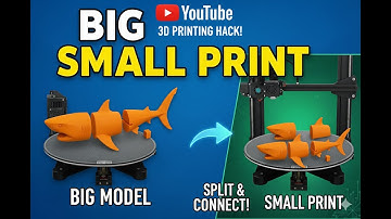 Print BIG Models on ANY Small 3D Printer | Split + Connector Technique - My 3D Gifts