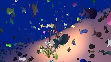 Aquinea: Procedurally Generated Underwater Environment (2016)