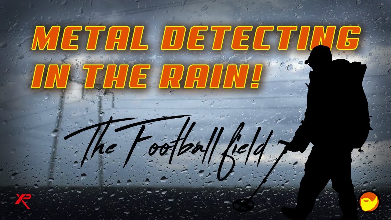 Metal Detecting in the Rain | football fields | Xp deus